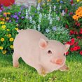 thumbnail image 3 of Estatua De Gnomos De Jardín De Animales, Adorno De Jardín De Cerdo De Resina, Figuritas De Cerdo Lindas Al Aire Libre, Escultura De Cerdito Divertida, Adornos De Lechones De Césped, Decoración De Esta Muyoka Hogar, 3 of 7