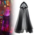 thumbnail image 1 of Capa con capucha de Halloween para disfraz de cosplay de Halloween para fiesta temática para mujeres y hombres 130 centímetros, 1 of 8