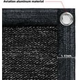 thumbnail image 3 of SUNNY GUARD Custom Size Privacy Screen Fence 5' x 34' Heavy Duty Dustproof Denoise Fencing Mesh for Garden Yard Pool Deck, Black (Customized), 3 of 5