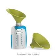 مجموعة قمع Kiinde Twist Pouch و Foodii System من قطعتين