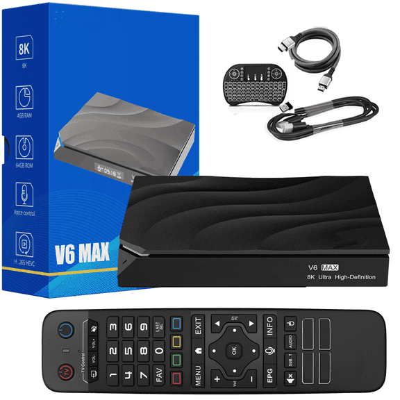 vSeeBox V6 Max 2026 Newest Version Smart Digital Device for Home Entertainment