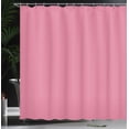 thumbnail image 3 of Ambesonne Geometric Shower Curtain, Horizontal Swirly Lines, 69"Wx84"L, Hot Pink and Pale Pink, 3 of 4