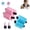 Pink+blue, variant on 4 In 1 Math Stamp Roller, Addition Subtraction Multiplication Division Practice Tool, Random Math Equation Roller Stamp, Refillable Reusable Teaching Tool, Fun Math Gift For Kids