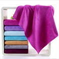 thumbnail image 2 of Pedty Decorative Bathroom Towel Sets Superfine Fiber Towels & Washcloths, A-Purple, 2 of 7