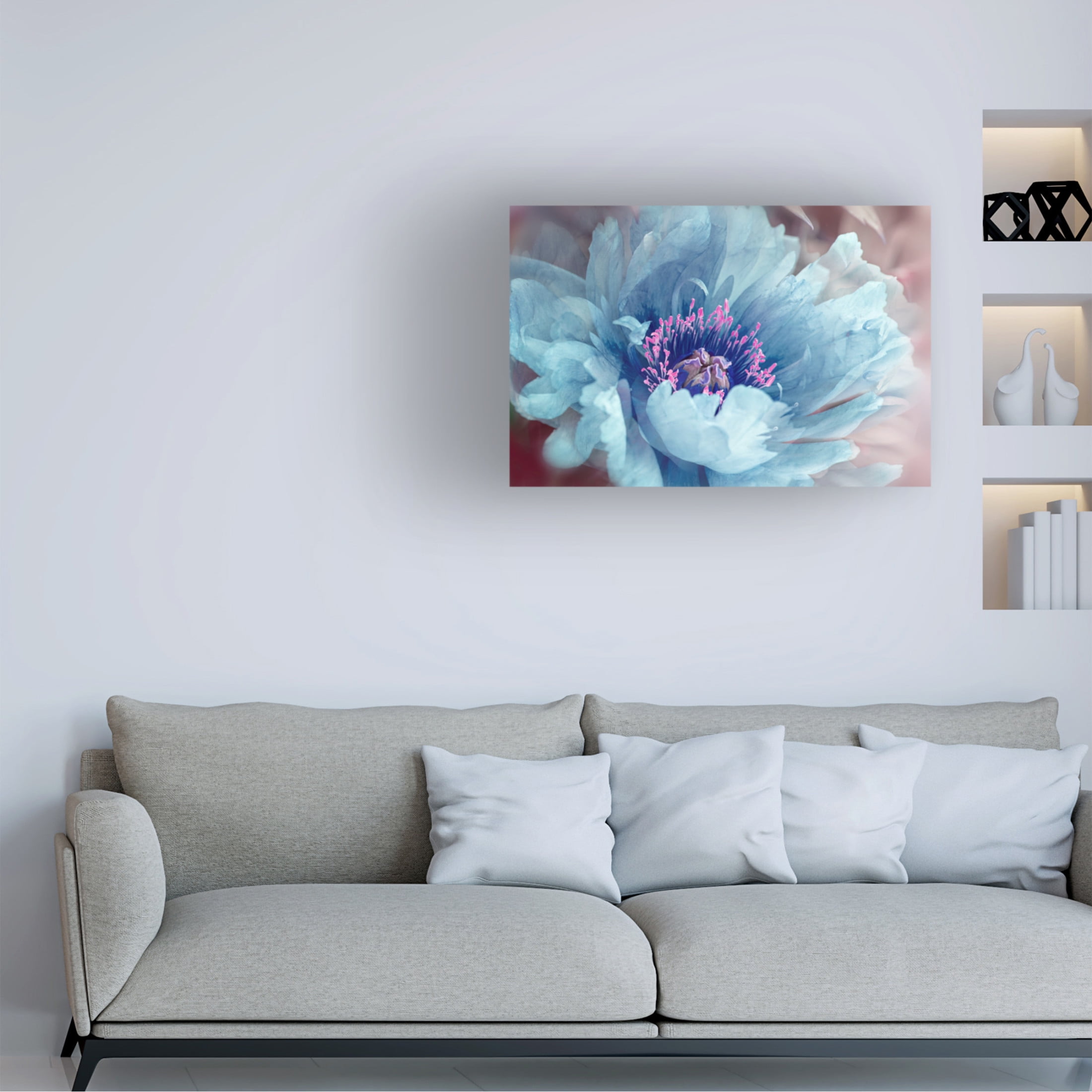 Trademark Fine Art Jacky Parker Peony Canvas Wall Art