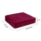 thumbnail image 2 of 2 piezas de fundas de cojín para sofá individual, funda para asiento de sofá, Rojo Vino, 2 of 6