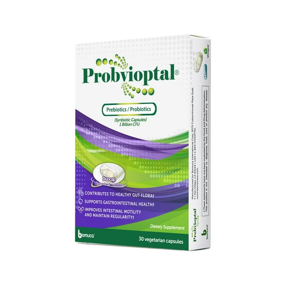 Probvioptal 30 Capsules, Probiotics & Prebiotics, 1 Billion CFU, Gluten Free