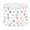 Color 3, variant on Drum Lamp Shade Pink Alphabet Floral Decorative Letters Pastel Lampshade for Table Lamps Floor Lamps Pendant Light 13"x13"x10" Replacement Linen Large Lamp Shade Easy Assembly