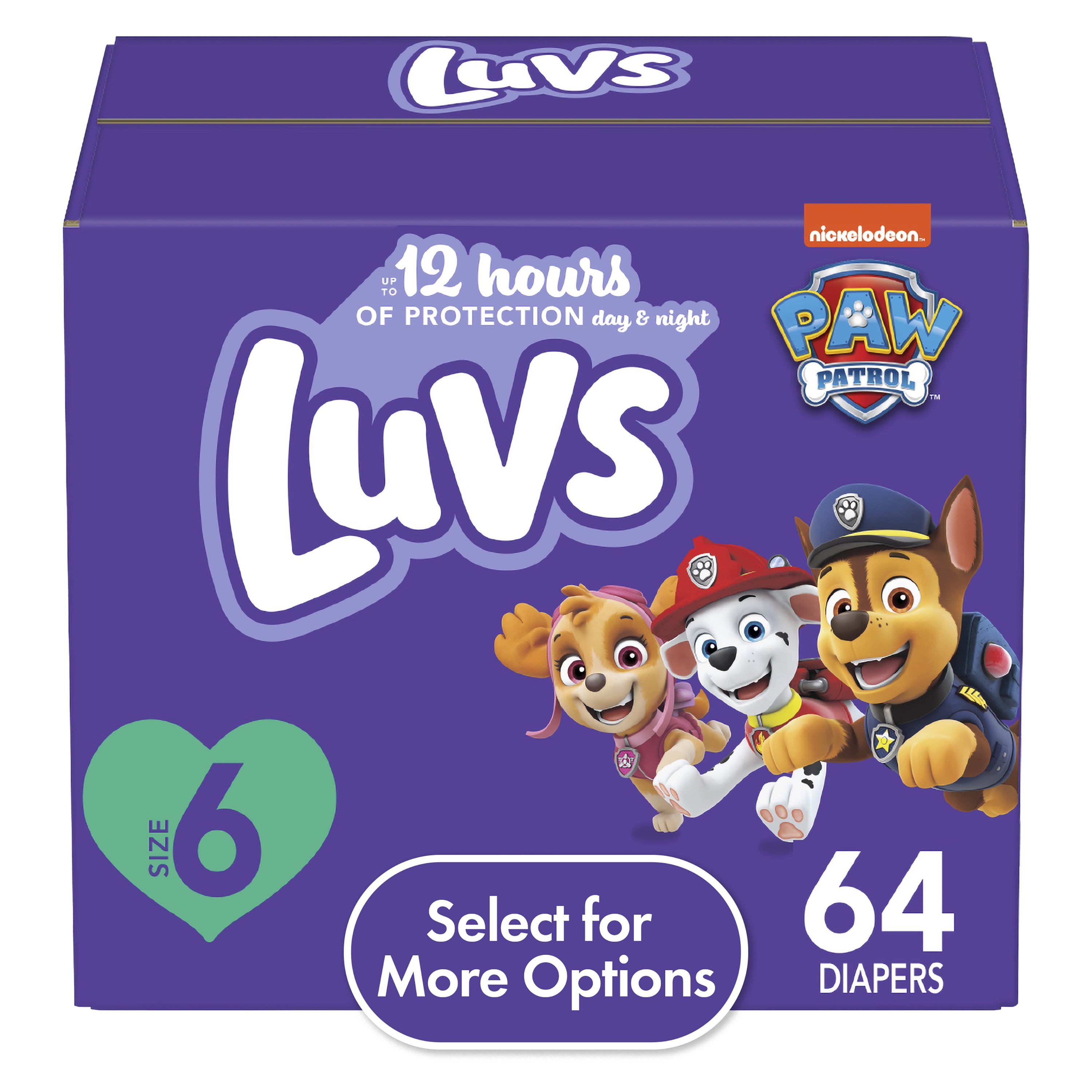 Luvs Diapers Size 6, 64 Count (Select for More Options)
