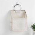 thumbnail image 1 of HANXIULIN - Paquete de 2 bolsas de almacenamiento para colgar en la pared, organizadores de tela para armario, para dormitorio, baño, decoración del hogar, 1 of 2