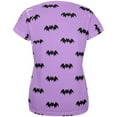 thumbnail image 2 of Halloween Bats Pattern All Over Womens T Shirt Multi LG, 2 of 2
