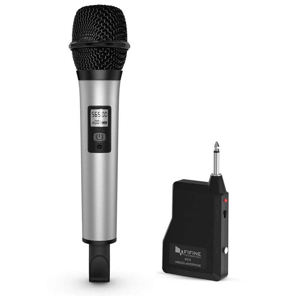 20 Channel UHF Handheld Wireless Microphone For Church, Home Karaoke