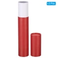thumbnail image 3 of Uxcell 2 Inch x 13 Inch Poster Tube Photo Storage Tube Calligraphy Painting Tubes Mailing Tubes, Red 2 Pack, 3 of 5