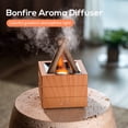 thumbnail image 3 of Flame Aroma Diffuser Mini Humidifier, Compact Campfire Style Essential Oil Diffuser with 7-Color Gradient Night Light, Quiet Ultrasonic Desk Diffuser with Auto Shut-Off for Home/Office/Bedroom, 3 of 10