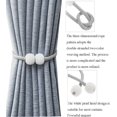thumbnail image 5 of Magnetic Curtain Tiebacks, 2pcs Curtain Tie Backs Curtain Clips Rope Holdbacks Curtain Holder Buckles For Home Office hotel Window Decorative Curtains Accessorie, 5 of 5