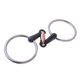 thumbnail image 5 of Enlace de cobre Eggbutt Snaffle Bit Ring Snaffle Bit para caballo 125 mm Sunnimix Broca para anillos de acero inoxidable, 5 of 8