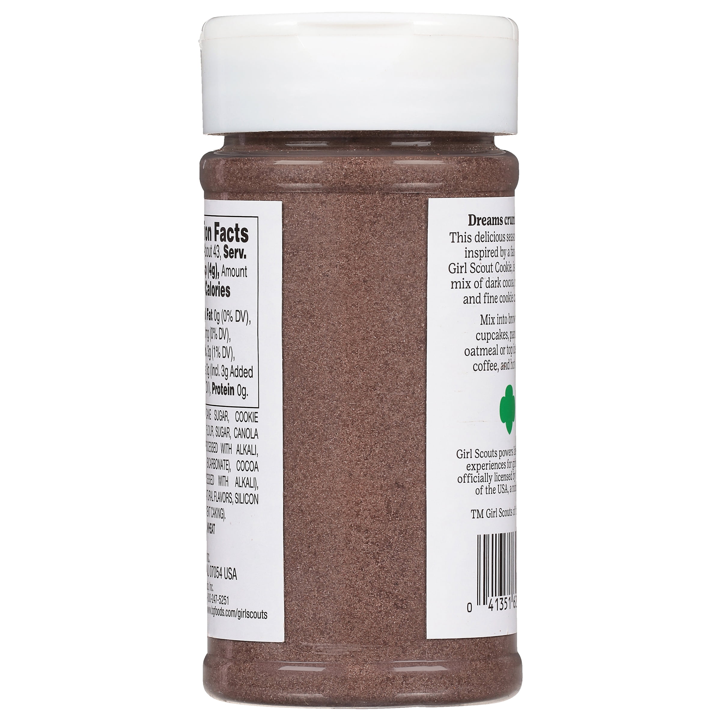 Girl Scouts Thin Mints, Chocolate Sprinkle Dessert and Ice Cream Topping, 6.2 oz