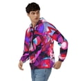 thumbnail image 4 of Lsque Mario for Mens Full-zip Hoodie, Zip-up Pullover Hooded Sweatshirt, Kangaroo Pocket Hoodie Ideal for Daily Wear, Travel, and Home-XX-Large, 4 of 8