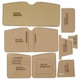 thumbnail image 2 of Short Wallet Acrylic Template, 8Pcs Clear Acrylic Short Wallet Acrylic Template Purse Making Stencil Leather Pattern  DIY Wallet Leather Acrylic Templates, 2 of 8