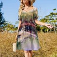 thumbnail image 4 of Vestido de fiesta de manga corta con langosta para barco, elegante y chic, vestido de noche para mujer, vestidos de verano para mujer, vestido largo para mujer, vestidos de gala, 4 of 7