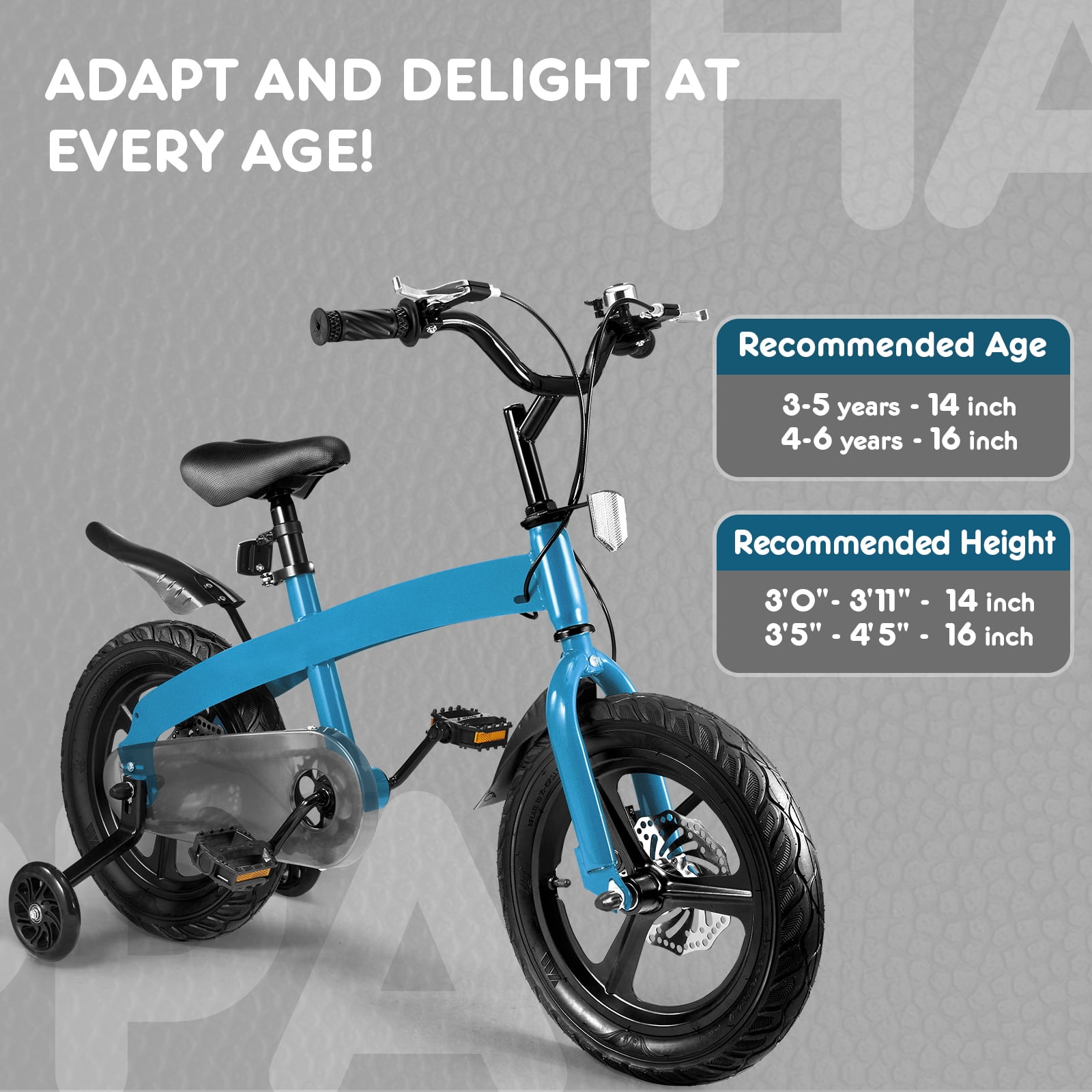 14 inch bike for what clearance age