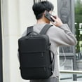 thumbnail image 3 of GASTROPOD Backpack,Waterproof Travel Backpack,Multifunctional Large Capacity Black Backpack, 3 of 4