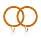 thumbnail image 5 of 2 piezas pulsera de silicona círculo grande pulsera pulsera llavero anillo llave colgante accesorios para mujeres damas (naranja), 5 of 5