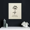 thumbnail image 4 of Nawypu  Lotus Flower Canvas Wall Art Inspirational Quotes Poster Spa Picture Prints Wall Decor for Yoga Meditation Spiritual Room Decor (Lotus Flower-1), 4 of 4