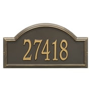 Personalized Whitehall Products Estate One-Line Providence Arch Wall Plaque in Bronze/Gold