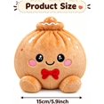 thumbnail image 7 of Giant Dumpling Pillow, Cute Plush Stuffed Steamed Bun with Steamer Box, Slow Rebound Decompression Fidget Pillow for Adult Stress Relief, 1 Pack, 7 of 7