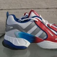 thumbnail image 3 of Ad-id-as Shoes Men's Style LVL 029002Color White/Red-Blue, Size 12Used in good c, 3 of 6