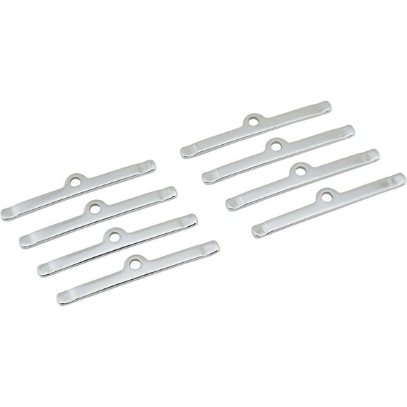 Valve Cover Hold Down Clamps - Set of 8, Chrome