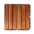 thumbnail image 3 of 3rd Street Inn Decking Tiles 20 Pack - Oiled Acacia Straight, 3 of 5