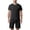 Black, variant on Short Sets 2 Piece Sets Mens T-Shirts and Shorts Summer Outfits for Men Beach Shorts Mens Vacation Outfits