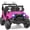 Pink, variant on YunTopKids 24 Volt Ride on Toys, 2 Seater Power-Wheels, Electric Car for Kids with 800W Powerful Motors, 3 Speeds, LED Lights, Bluetooth Music, Black
