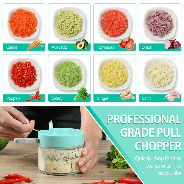 Manual Food Choppers and Dicers Vegetable Chopper, Multipurpose Better  Vegetable Cutter Smart Kitchen Gadgets, Exclusive Separation Design Mini