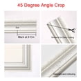 thumbnail image 5 of Self-Adhesive Flexible Foam Molding Decorative Strip-Waist Line Skirting Line Stereoscopic 3d Adhesive Decorative Wall Line Wallpaper Frame, Used For Diy Decoration In Home, Office And Hotel, 5 of 11