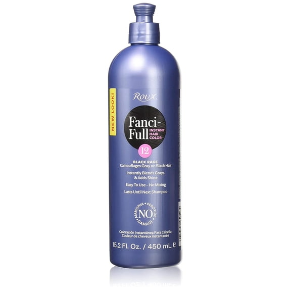 Roux Fanci-Full Temporary Haircolor Rinse, Black Rage 15.2 oz