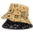 thumbnail image 2 of CoCopeaunts Summer Bucket Hat for Women Paisleies Pattern Unisex Cotton Fisherman Hat Men Sport Sun Prevent Foldable Basin Hat, 2 of 8