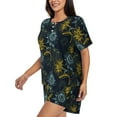 thumbnail image 2 of Rocae Sunflowers for Two Piece Sleepwear Pajamas Sets for Women Soft Short-Sleeved Pjs with Lounge Shorts Medium, 2 of 9