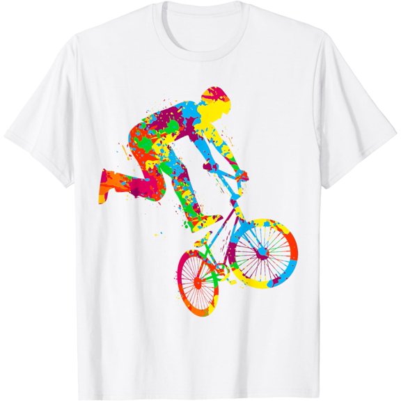 BMX Bike Stunt Rider Boys Children T-Shirt