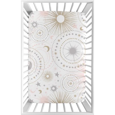 UPC: 0846480065135 | Celestial Mini Crib Sheet by Sweet Jojo Designs
