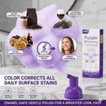 thumbnail image 3 of Purple Toothpaste,Purple Color Corrector Toothpaste Stain Neutralizer Smooth Pump Design For Coffee Drinkers Daily Oral Care 60ml, 3 of 7