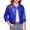 Blue, variant on Boys Girls Stage Jacket Sequin Cheerleading Cardigan Long Sleeve Open Front Short Coats Toddler Kids Casual Dance Outer Top