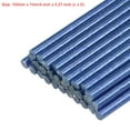 thumbnail image 5 of Uxcell 4" x 0.27" Glitter Blue EVA Mini Hot Glue Gun Sticks High Sticky Hot Glue Sticks for Glue Gun 30 Pack, 5 of 5