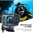 thumbnail image 2 of Estuche impermeable para cámara de acción GoPro Hero 12/11/10/9 (negro) con 3 accesorios subacuáticos., 2 of 4