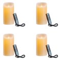 thumbnail image 1 of 4 velas LED, velas parpadeantes sin llama, velas recargables, velas de cera real con control remoto, 10 cm A, 1 of 7