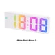 thumbnail image 4 of Despertador digital Injueey Pantalla LED grande Espejo de concha blanca, 4 of 6