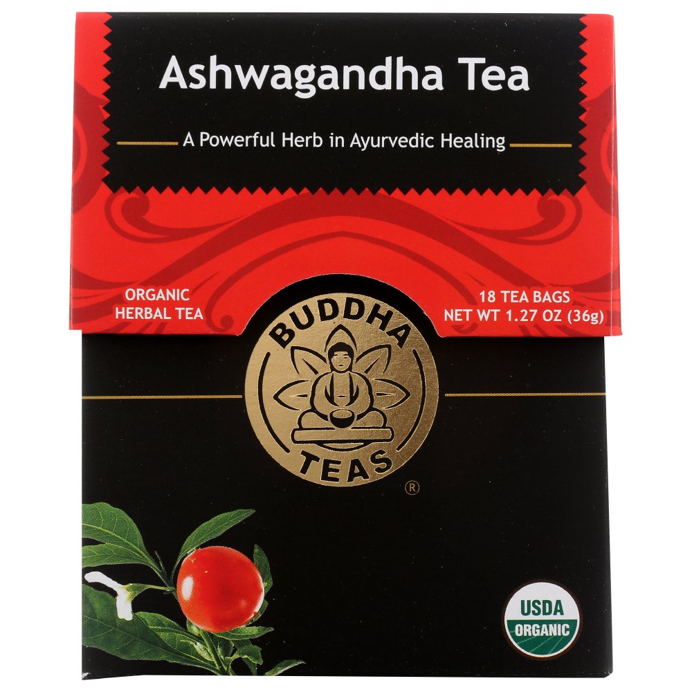 Buddha Teas Ashwagandha Organic Tea, 18 Count