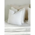 thumbnail image 2 of Cool Cotton White Waffle Weave Pillow 20x20 20x20 / White / Down, 2 of 5